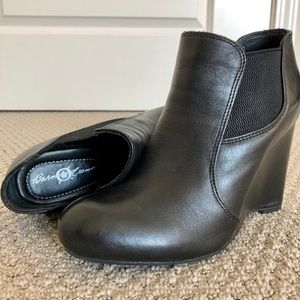 Born Leather Ankle Boots